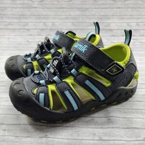 Kamik Toddler Size 11 Blue Gray Crab Water‎ Sandals Closed Toe